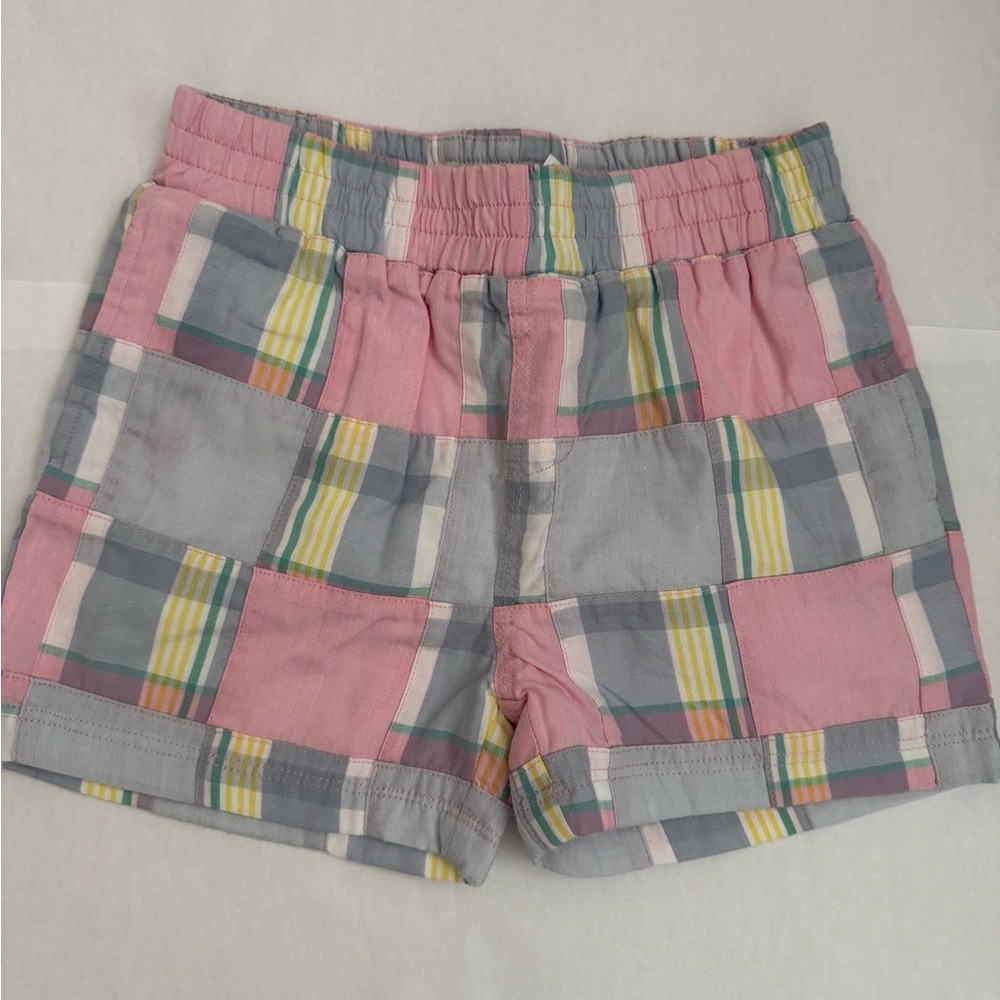 The Beaufort Bonnet Company Pink and Gray Plaid Shorts Boys